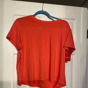 SPANX Women's Vibrant Orange active butter soft tee